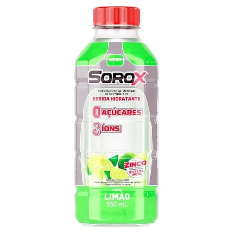 Bebida Hidratante Sorox Limão 550ml