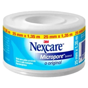 Esparadrapo Micropore Nexcare Branco 2,5cm x 1,35m