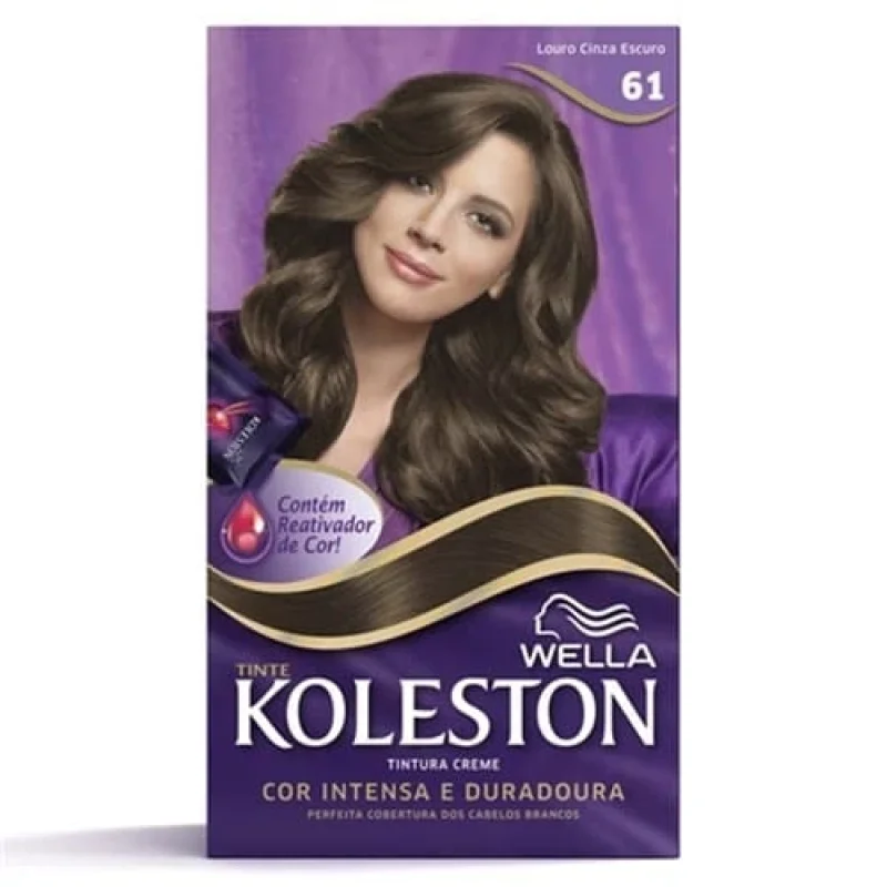 Wella Koleston Tintura Capilar Louro Cinza Escuro nº 61 1 Unidade