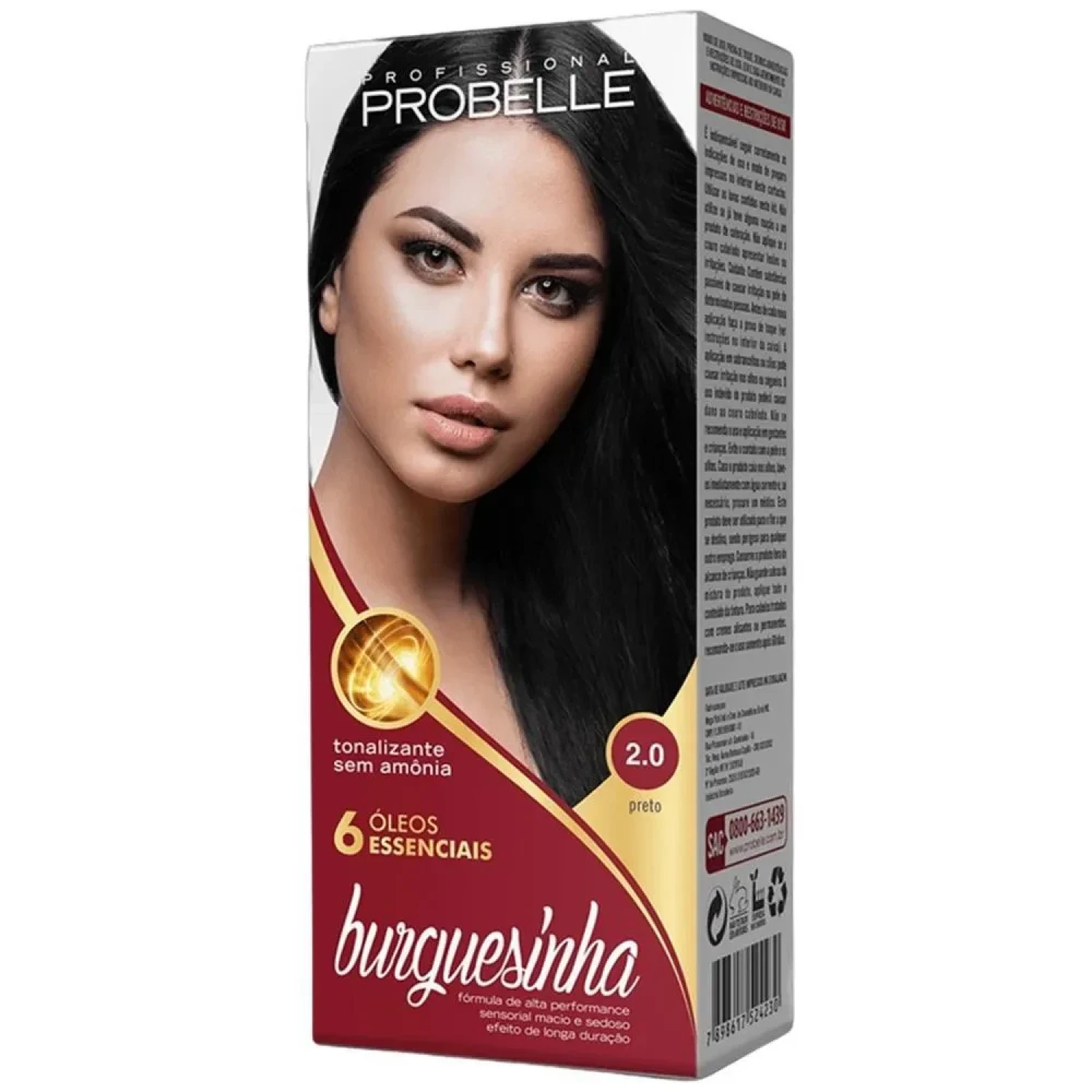 Tonalizante Probelle Burguesinha 2.0 Preto (1/1)