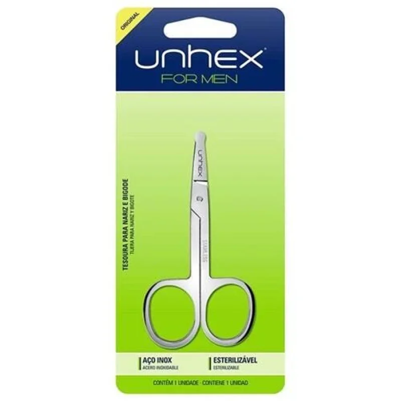 Unhex For Men Tesoura Para Nariz 1 Unidade