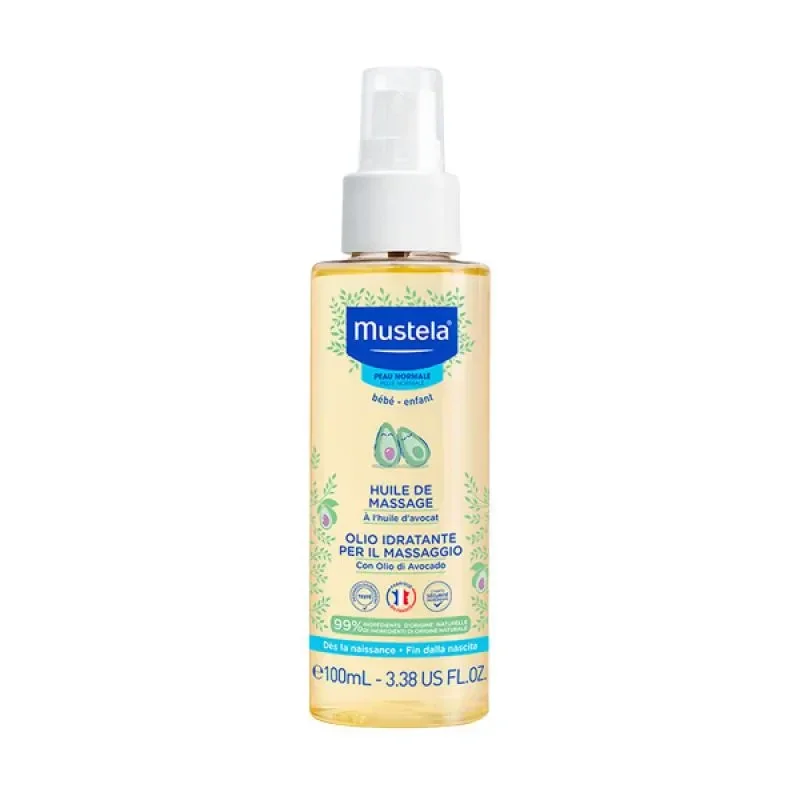 Óleo Hidratante para bebê de Massagem Mustela 100ml