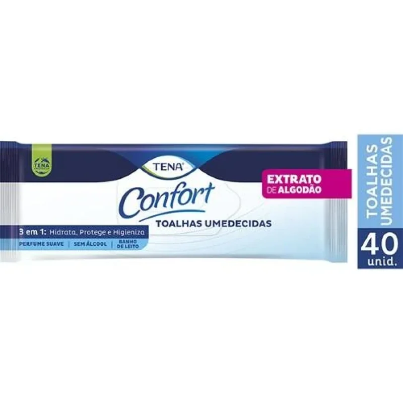 Lenço Geriátrico Confort Master, com 40 unidades