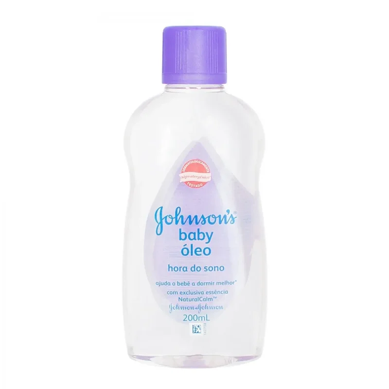 Óleo Hidratante para bebê Johnsons e Johnsons Hora do Sono