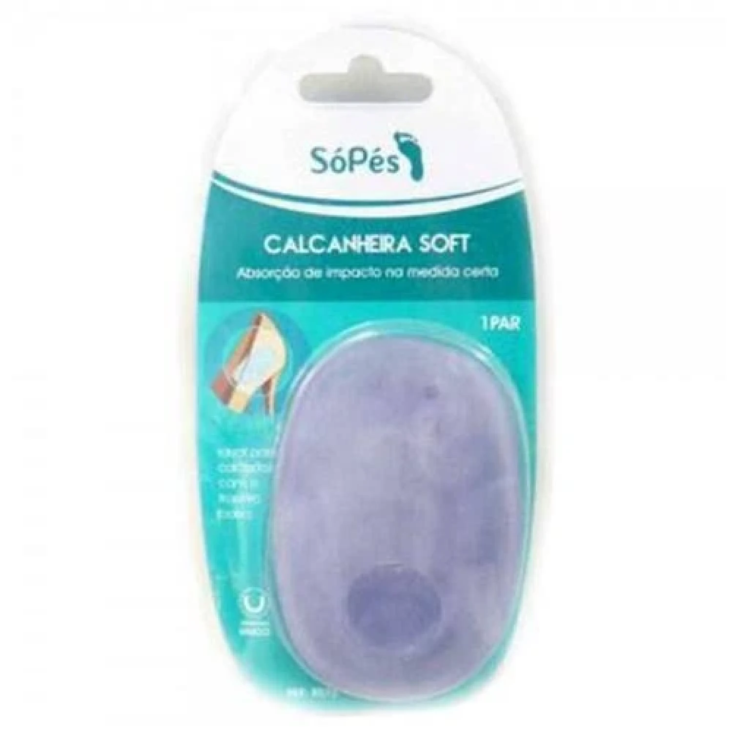 Só Pés Calcanheira Soft Gel Tamanho Único 1 Par (1/1)