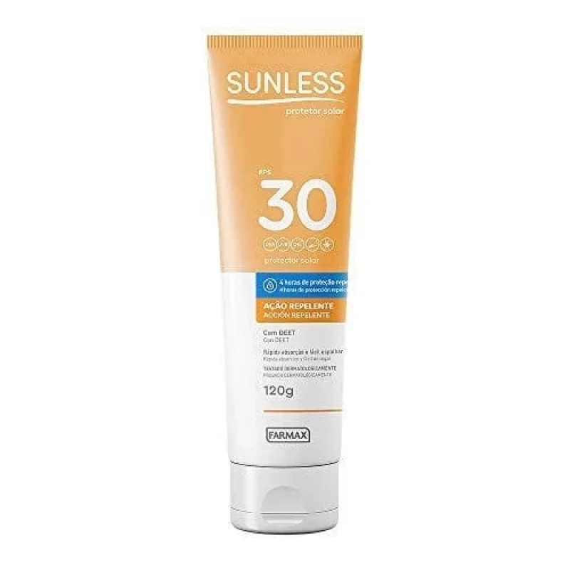 Sunless Protetor Solar Repelente FPS 30 120g