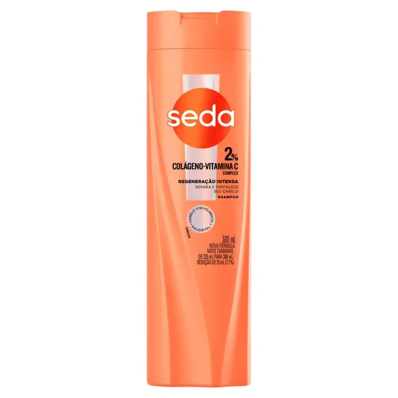 Shampoo Seda Colágeno-Vitamina C Regeneração Intensa 300ml