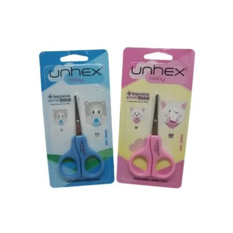 Unhex Baby Tesoura de Unha Azul 1 Unidade