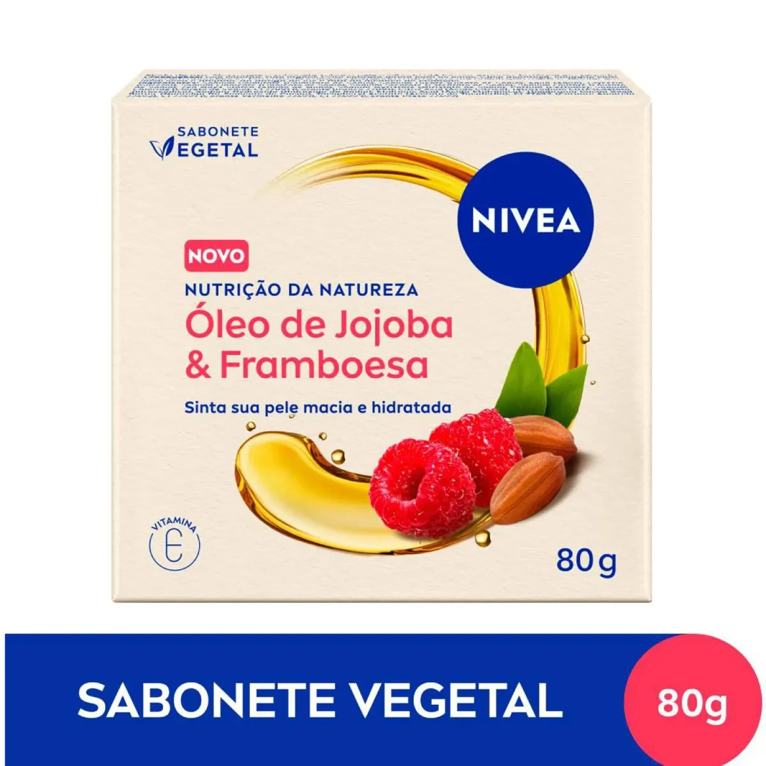Sabonete Nivea Nutrição da Natureza Óleo de Jojoba e Framboesa 80g (1/1)