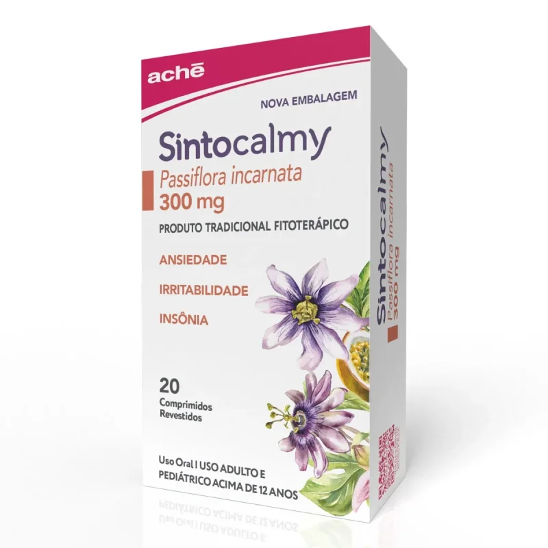 Sintocalmy 300mg, com 20 comprimidos revestidos