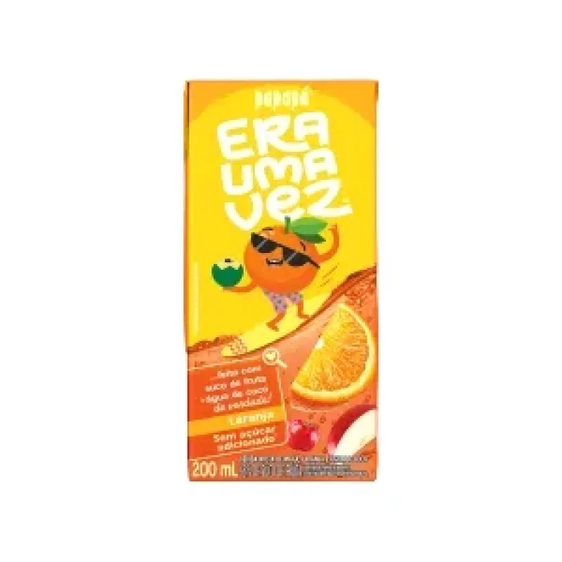 Bebida Era Uma Vez Laranja com Água de Coco 200ml