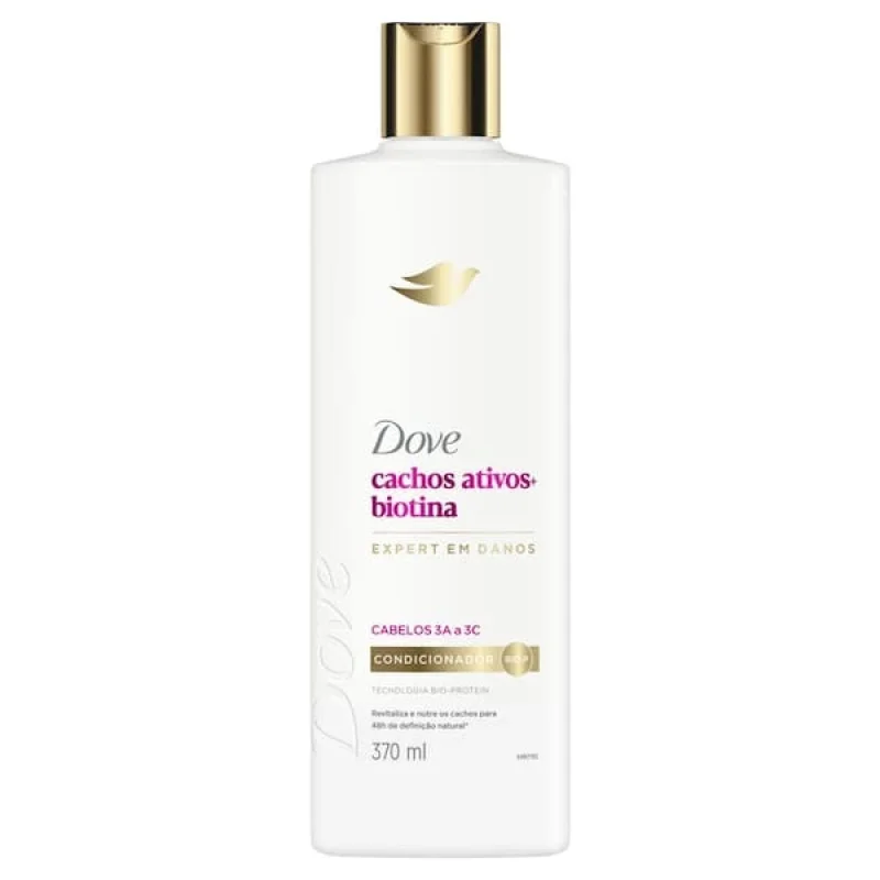 Dove Condicionador Cachos Ativos Biotina 370ml