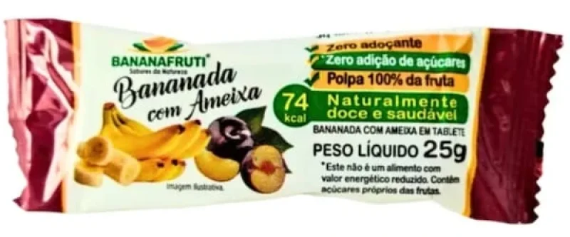 Bananada Bananafruti com Ameixa 25g
