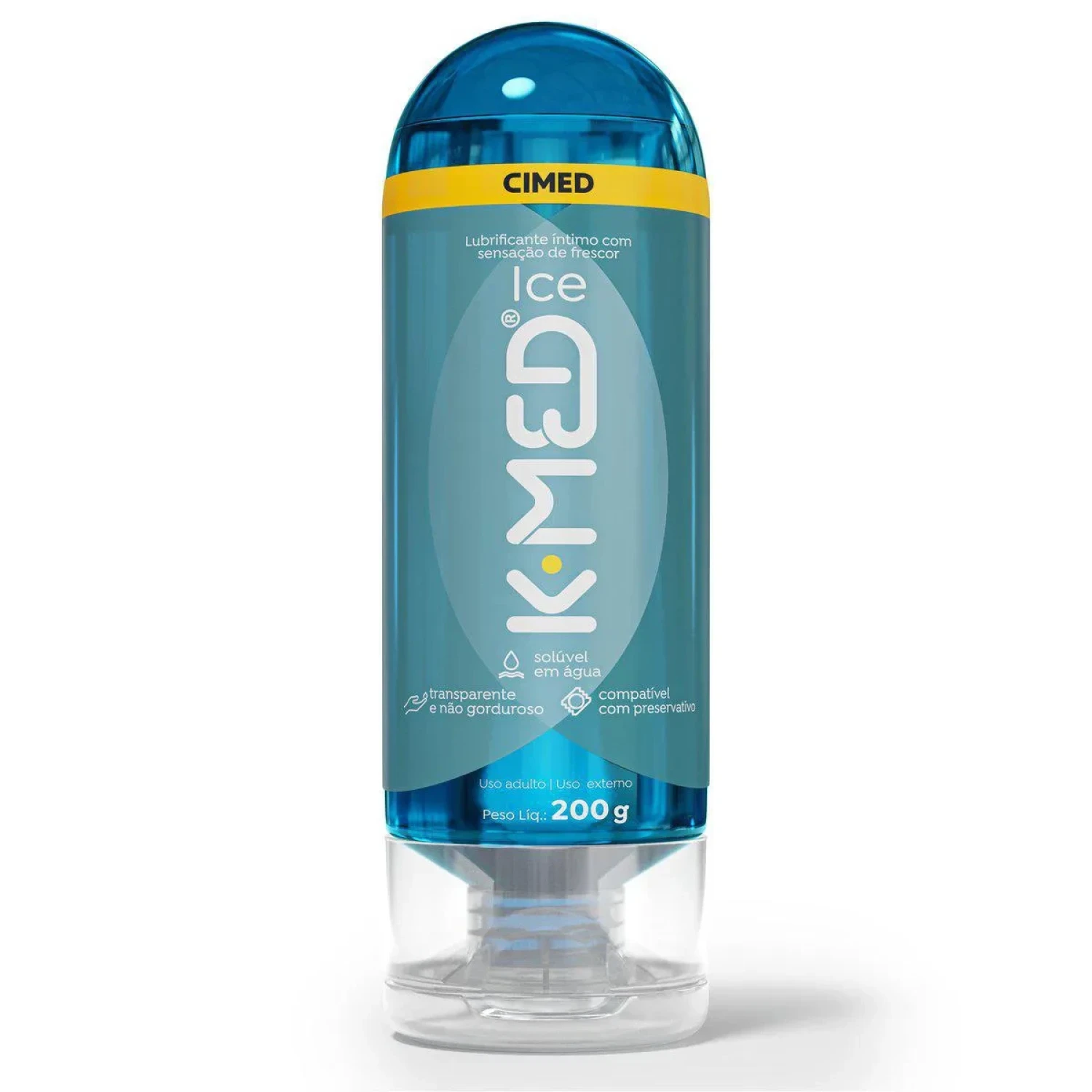 Gel Lubrificante Íntimo K-Med Ice 200g (1/1)