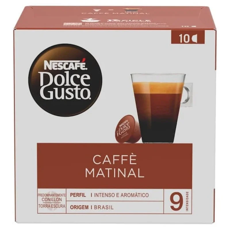 Café Nescafé Dolce Gusto Caffè Matinal, caixa com 10 cápsulas