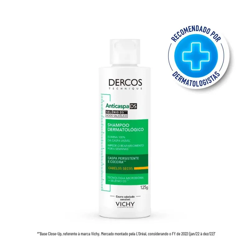 Shampoo Anticaspa Vichy Dercos DS Intensivo 125ml
