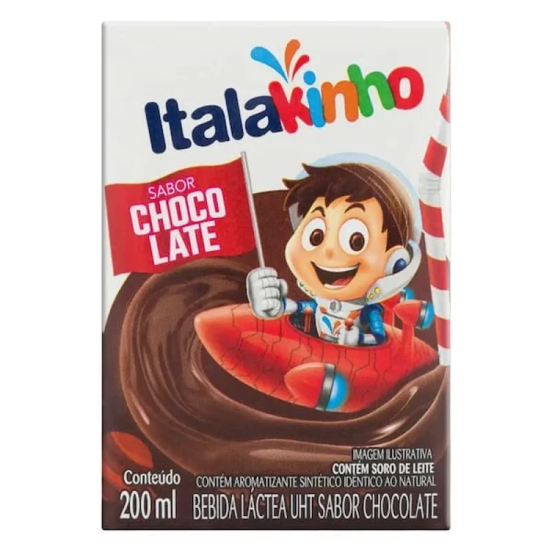 Bebida Láctea Italakinho Chocolate 200ml