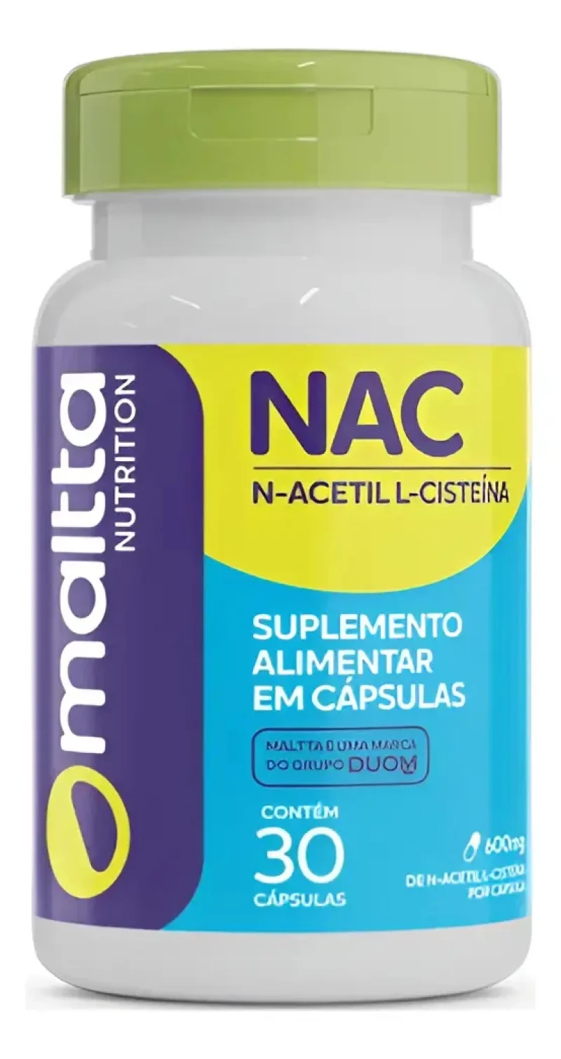Acetilcisteína 600mg 60 Cápsulas