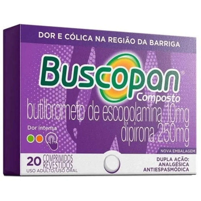 Buscopan Composto, com 20 comprimidos