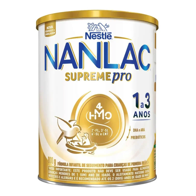 Fórmula Infantil Nanlac Supreme 1 a 3 anos 800g