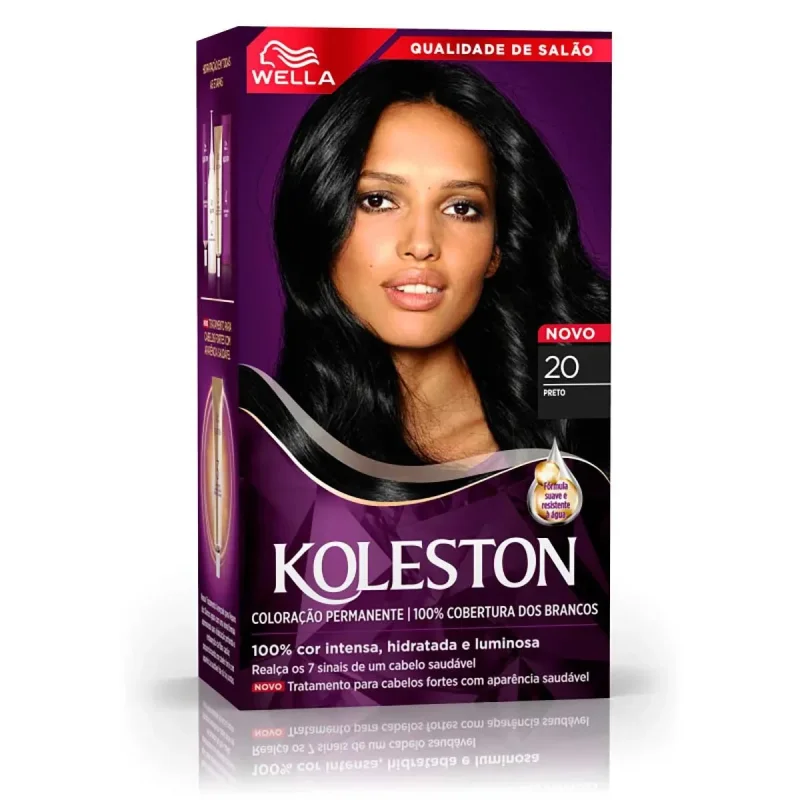 Tintura Wella Koleston 20 Preto
