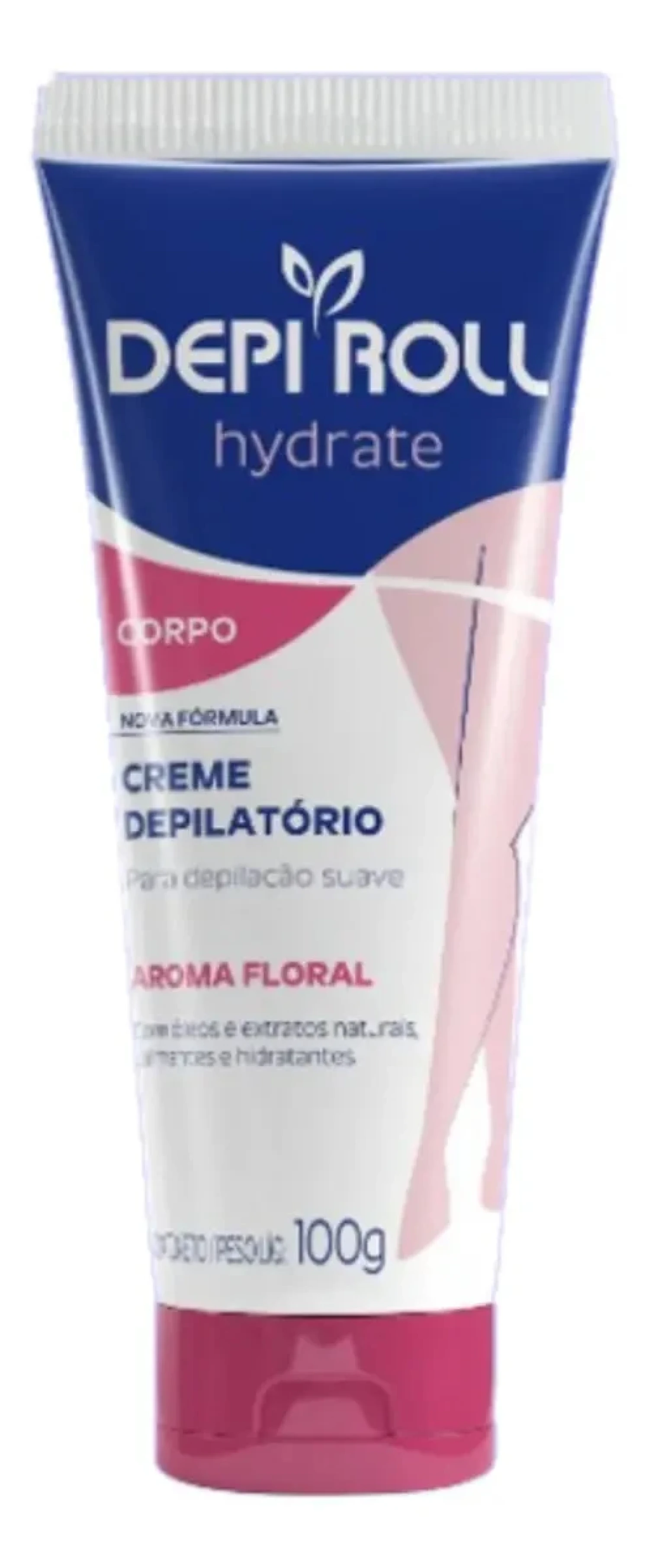 Creme Depilatório Corporal Depi Roll Hydrate Floral 100g (1/1)