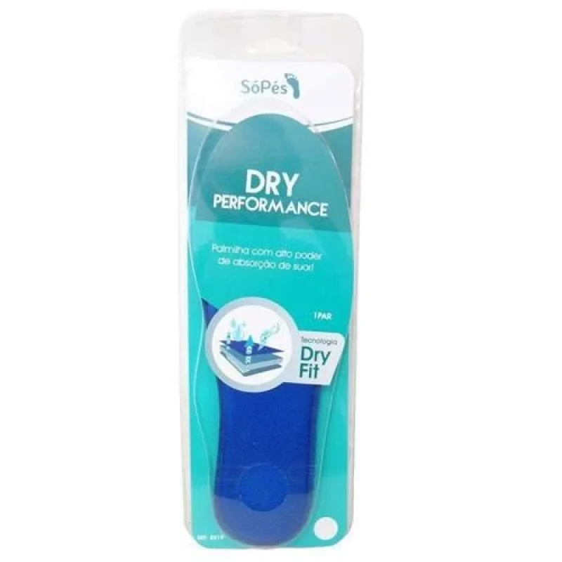 Só Pés Dry Performance Palmilha 39/40 1 Par