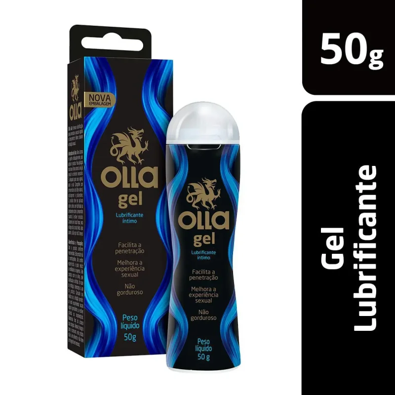 Gel Lubrificante Íntimo Olla tradicional, 1 unidade com 50g