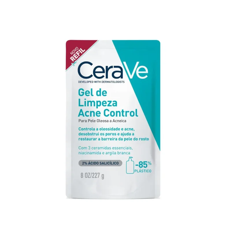 Refil Gel de Limpeza CeraVe Acne Control 227g