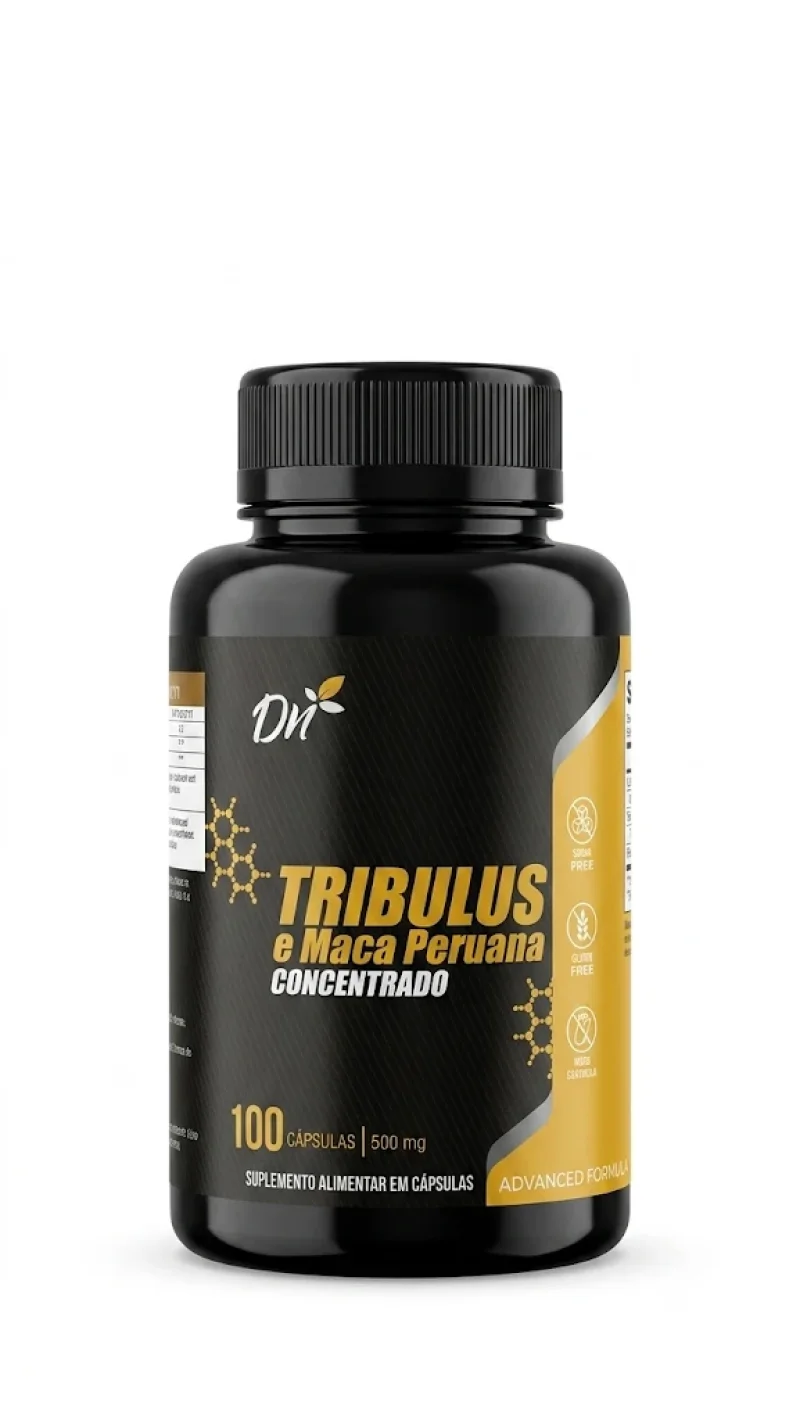 Tribulus e Maca Peruana Denature 500mg, com 100 cápsulas