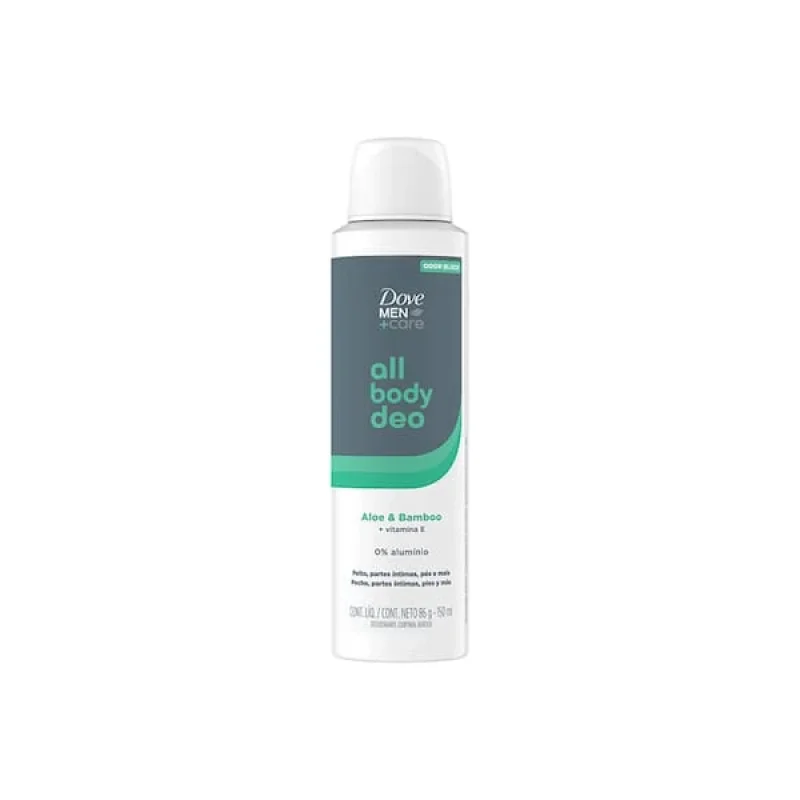 Dove Desodorante Aerossol 0% Alumínio Aloe & Bamboo 86g