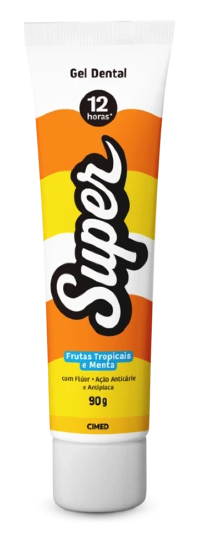Gel Dental Cimed Super 12h Frutas Tropicais 90g