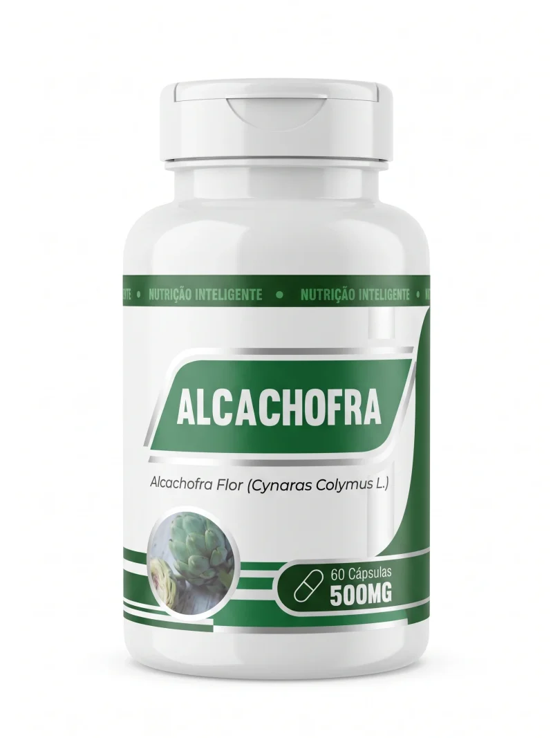 Alcachofra RN Naturais 500mg, com 60 cápsulas