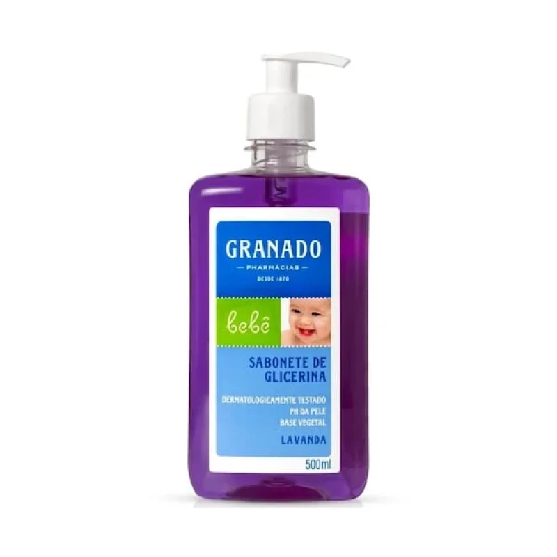 Granado Bebê Sabonete de Glicerina Lavanda 500mL
