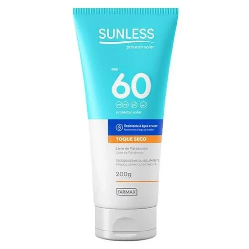 Protetor Solar Corporal Sunless Toque Seco FPS 60 200g