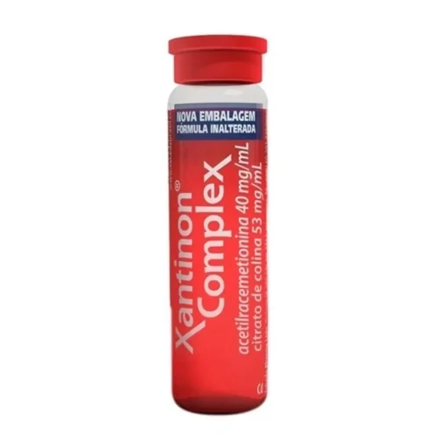 Xantinon Complex 40mg/mL + 53mg/mL + 50mg/mL Solução Oral 1 Flaconete com 10mL (1/1)
