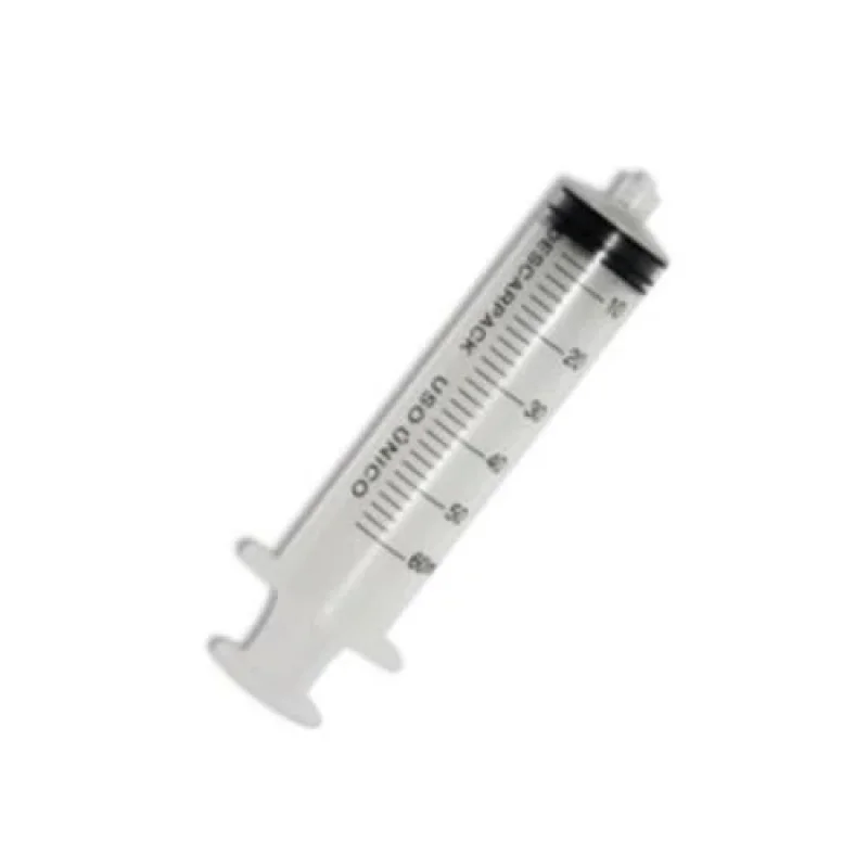 Descarpack Seringa Descartável Bico Luer Lock sem Agulha 60mL 1 Unidade