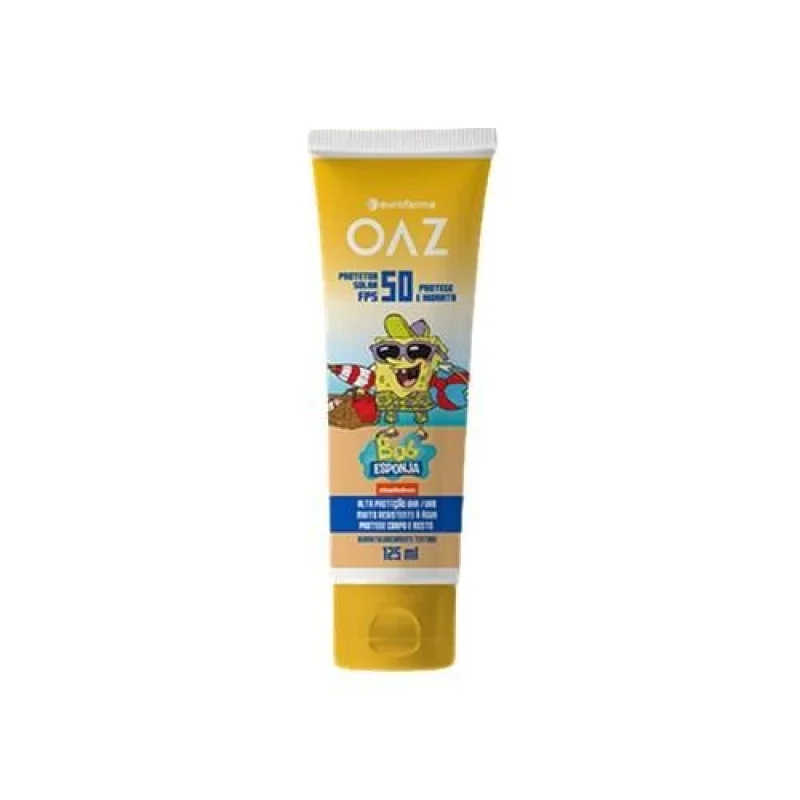 OAZ PROTETOR SOLAR - 50fps bob esponja