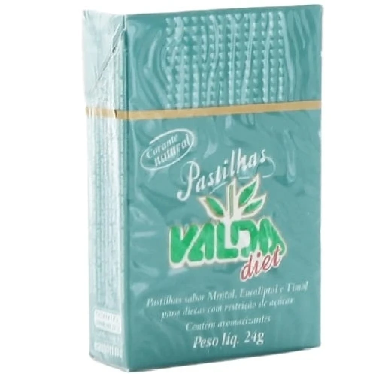 Valda Diet Pastilha Mentol, Eucaliptol e Timol 24g (1/1)