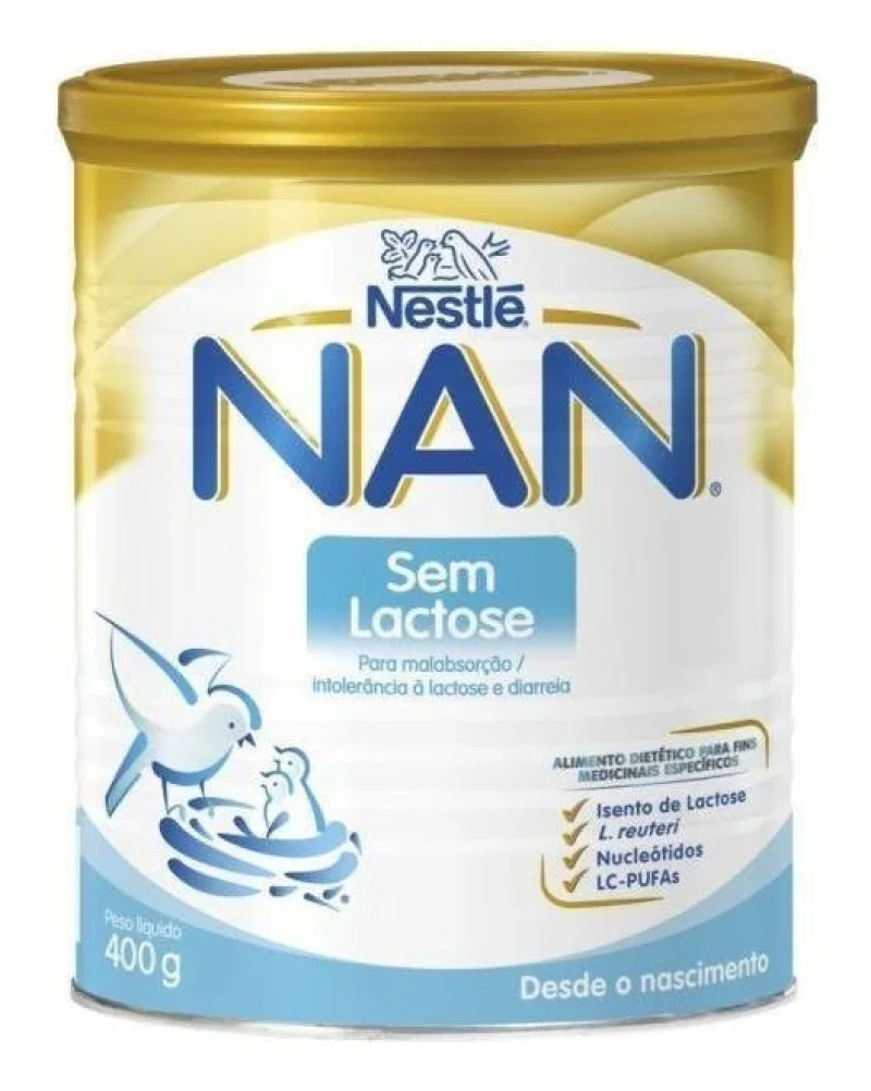 Fórmula Infantil NAN Sem Lactose 400g