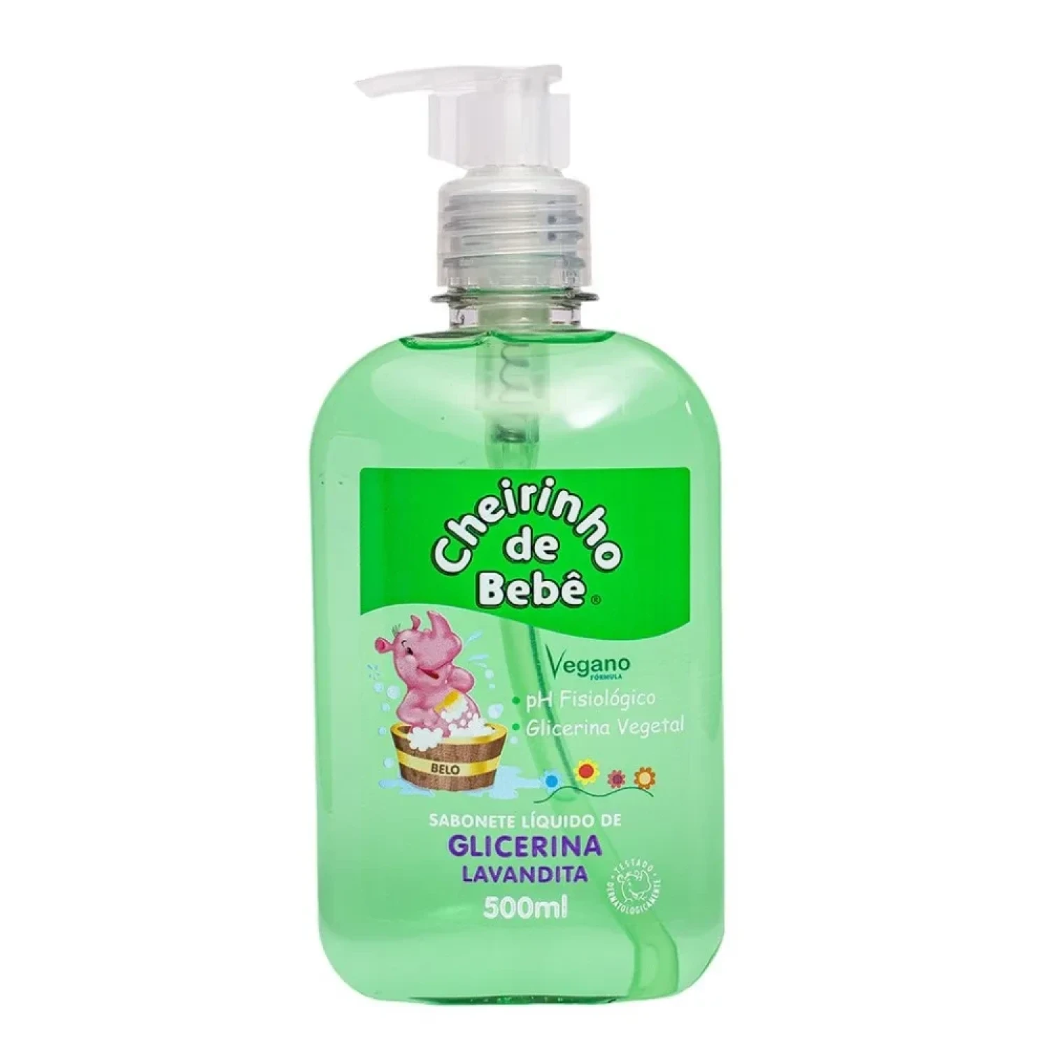 Sabonete Líquido Cheirinho De Bebê Glicerina Lavandita 500ml (1/1)