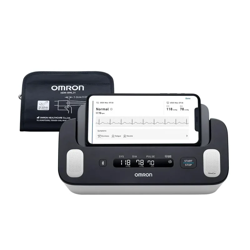 Aparelho de Pressão de Braço Omron Complete HEM-7530T1 com Eletrocardiograma