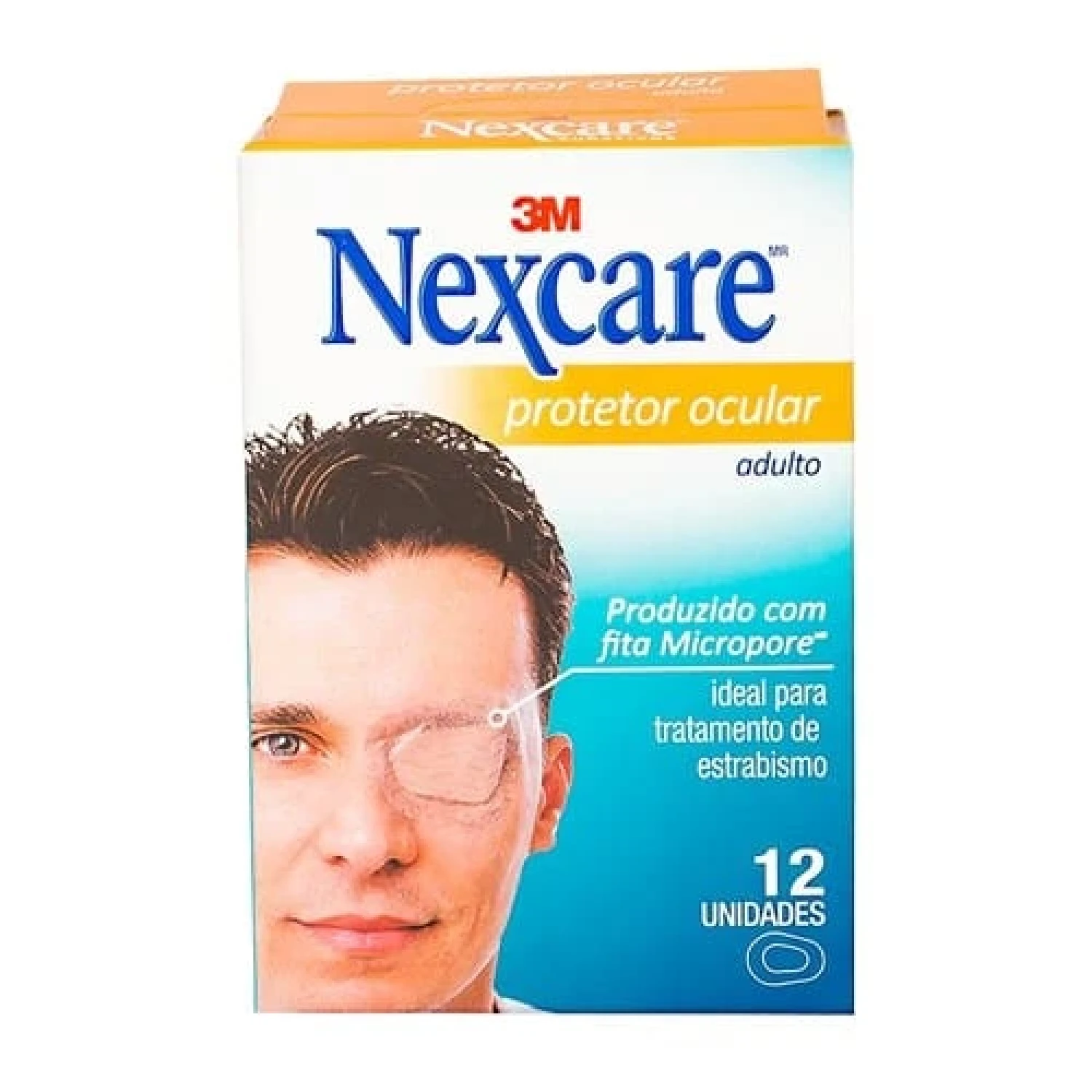 Protetor Ocular Adulto Nexcare 3M, com 12 unidades (1/1)