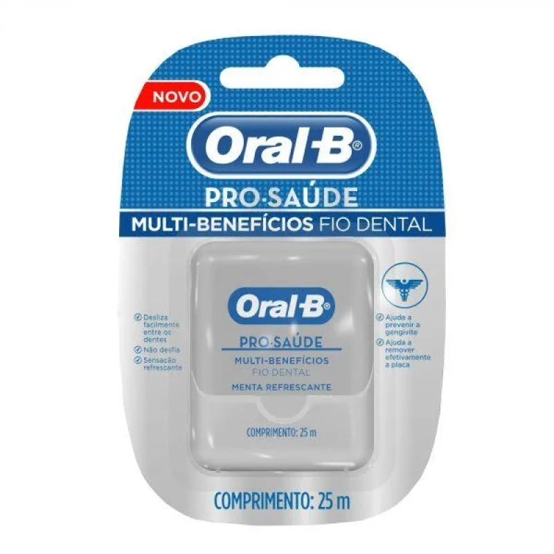 Fio Dental Oral-B Pró-Saúde Menta 25m