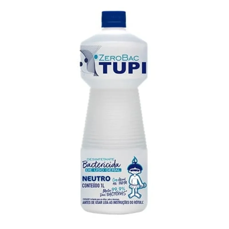 Desinfetante Bactericida Zerobac Tupi Neutro 1L