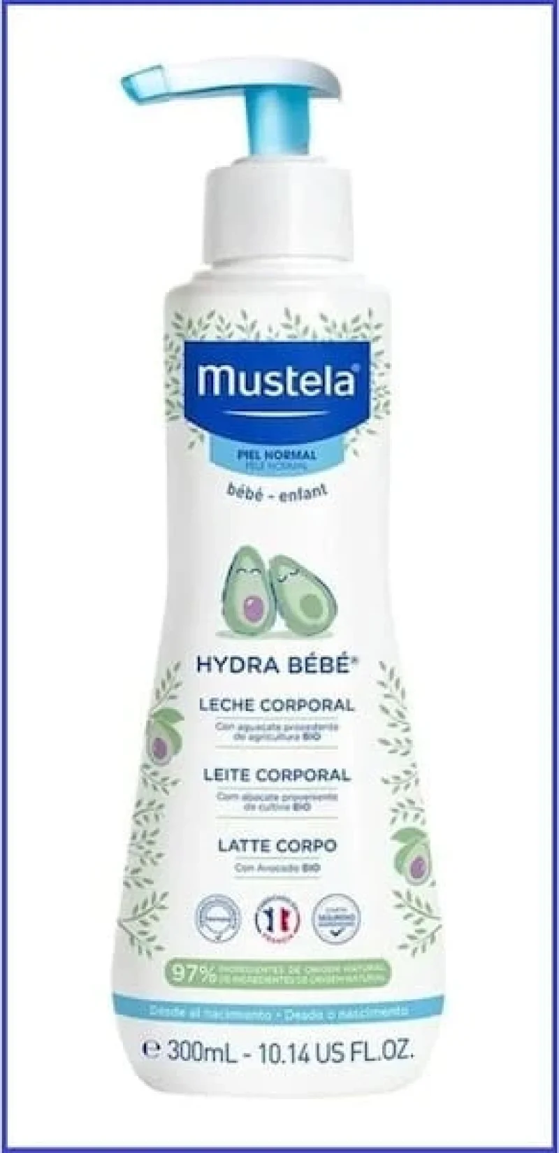 Hidratante Corporal para bebê Mustela Hydra com 300ml