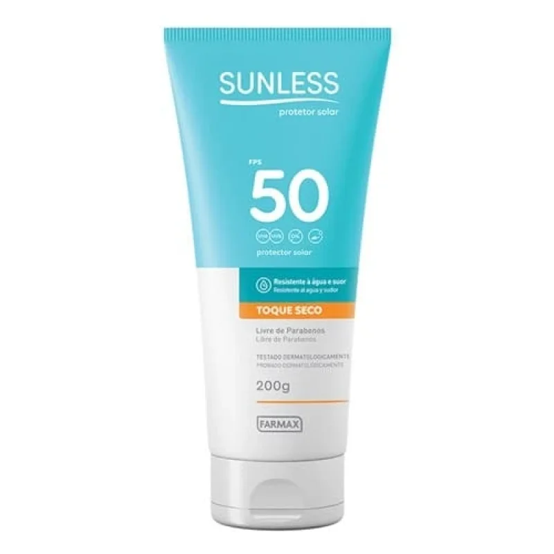 Protetor Solar Corporal Sunless Toque Seco FPS 50 Oil Free 200g