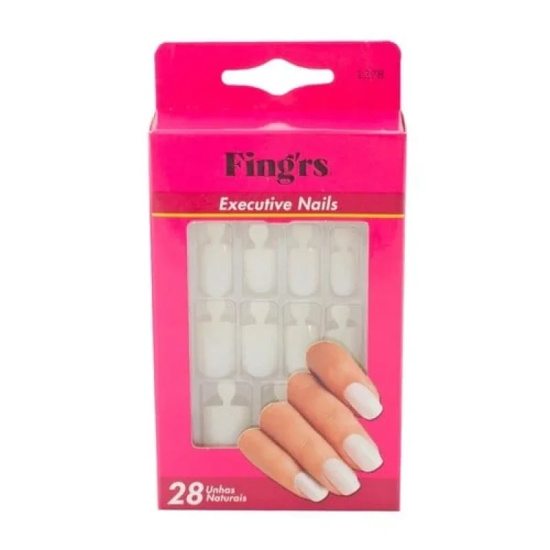 Fing'rs Executive Nails Unhas Postiças Naturais 24 Unidades