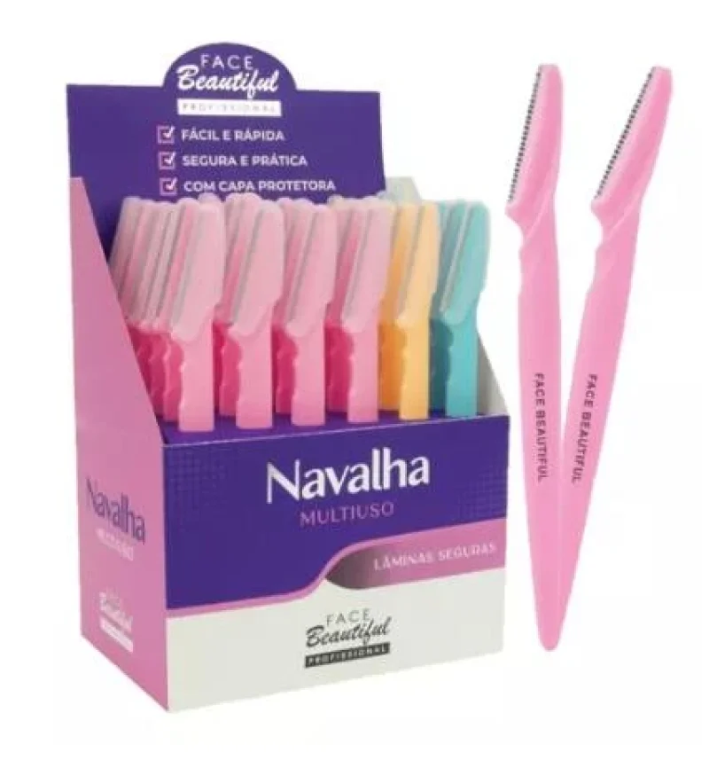 Navalha para Sobrancelhas Face Beautiful Multiuso