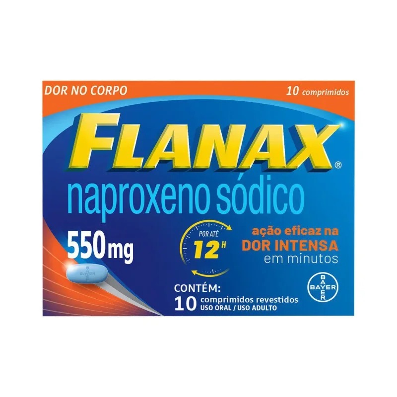 Flanax 550mg 10 Comprimidos Revestidos